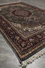 Load image into Gallery viewer, 4 x 6 Kashmir Bamboo Silk Handmade Rug Sage Green #F-3355