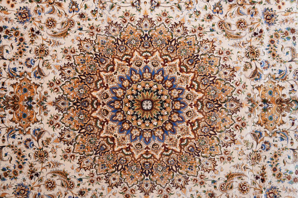10 x 14 Elegant Detailed Turkish Tabriz Pattern Rug #F-4150