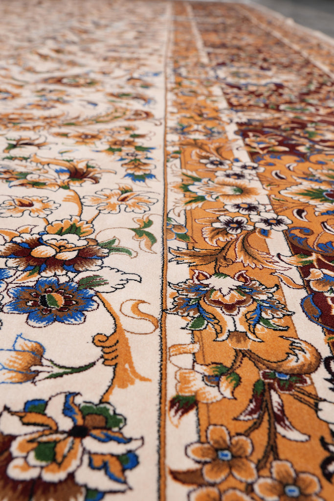 10 x 14 Elegant Detailed Turkish Tabriz Pattern Rug #F-4150