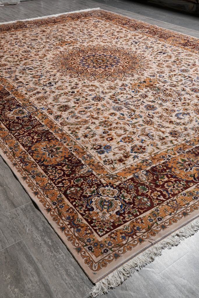 10 x 14 Elegant Detailed Turkish Tabriz Pattern Rug #F-4150