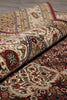 Load image into Gallery viewer, 6.6 x 9.10 High Quality Handmade Wool and Silk Tabriz Mahi Herati Rug Ruby Burgundy #PIX-28994