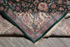 Load image into Gallery viewer, 9.4 x 13 Forest Green Fine Weave Handmade Rug Wool and Silk #F-4151