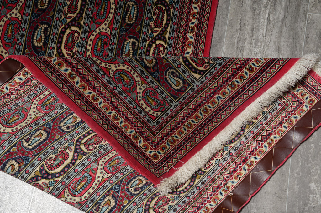 2 x 6 Fine weave Quality Authentic Persian Qom Kork Wool Runner #F-3104
