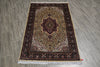 Load image into Gallery viewer, 4 x 6 Handmade Kashmir Bamboo Silk Rug #F-3356