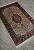 Load image into Gallery viewer, 4 x 6 Handmade Kashmir Bamboo Silk Rug #F-3356