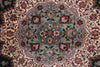 Load image into Gallery viewer, 9.4 x 13 Forest Green Fine Weave Handmade Rug Wool and Silk #F-4151