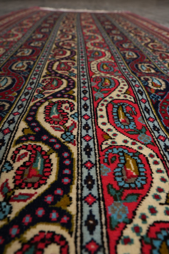 2 x 6 Fine weave Quality Authentic Persian Qom Kork Wool Runner #F-3104