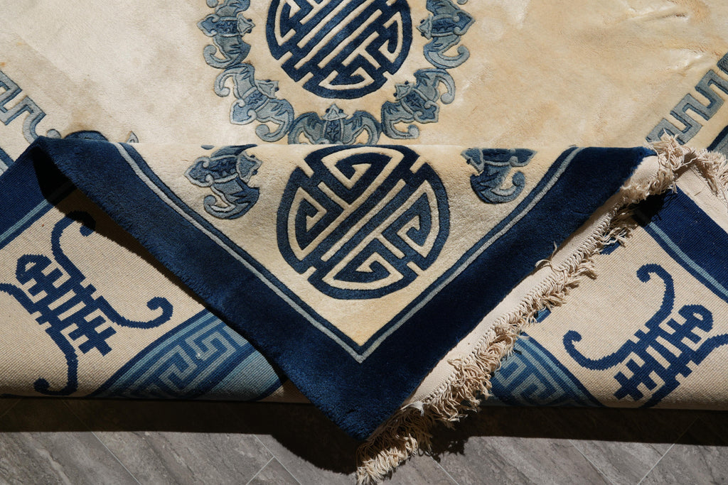 12.0 x 15.5 Bejing Carpet Handmade Chinese Rug Thick Dense Heavy #F-4152