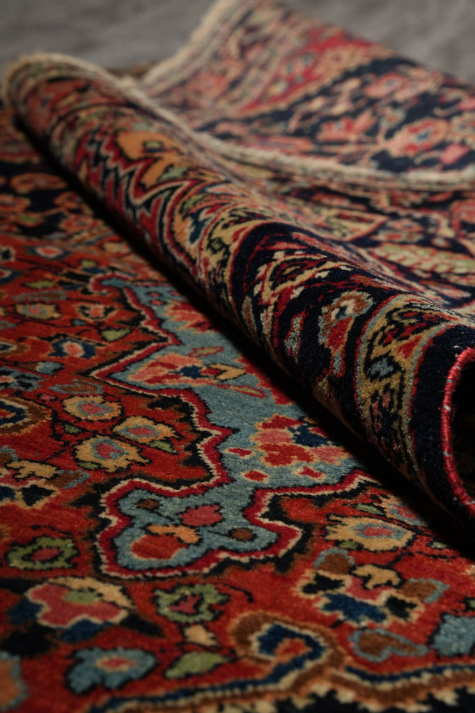 3.4 x 5 Authentic Antique Persian Sarok Feraghan Rug 1940's #F-3106