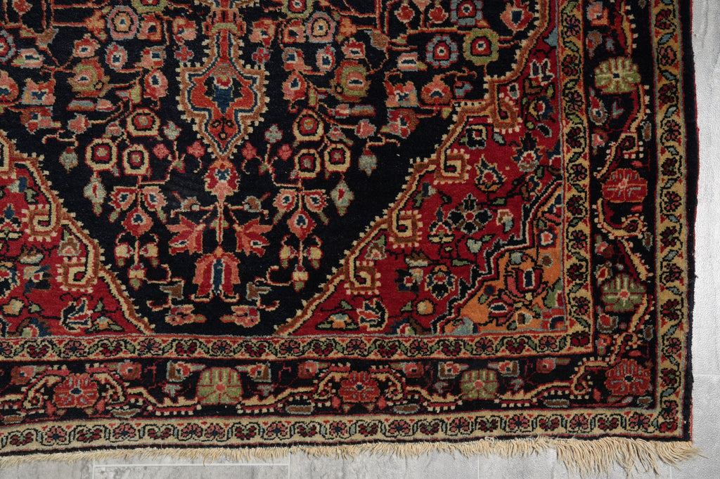 3.4 x 5 Authentic Antique Persian Sarok Feraghan Rug 1940's #F-3106