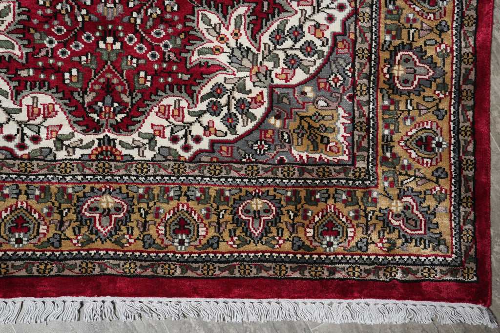 4 x 6 Kashmar Silk Handmade Soft Rug #F-3358