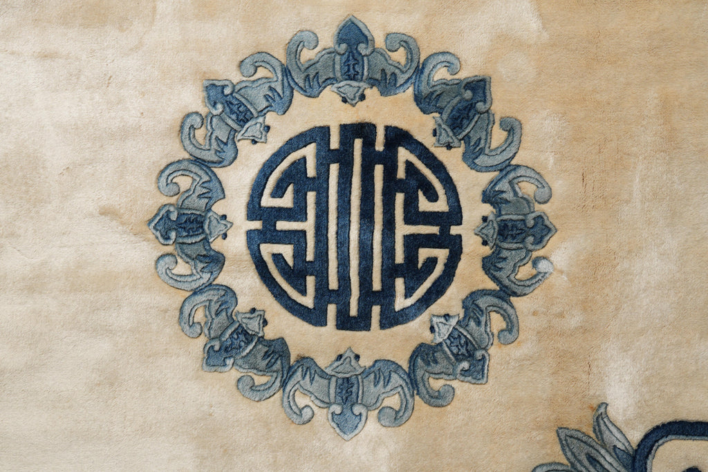 12.0 x 15.5 Bejing Carpet Handmade Chinese Rug Thick Dense Heavy #F-4152