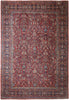 Load image into Gallery viewer, 8.11 x 12.1 Antique Persian Kashan Rug 1940&#39;s #F-4154