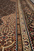 Load image into Gallery viewer, 5.5 x 8 Black Tabriz Mahi Wool and Silk Handmade Rug #F-4454