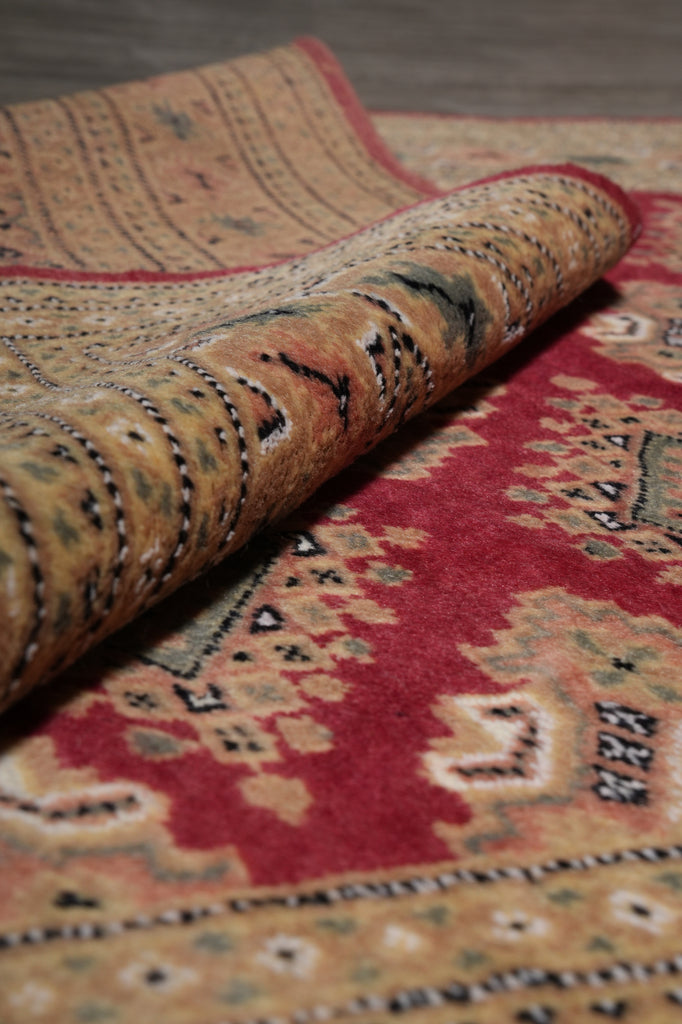4 x 6 Hand-Knotted Jaldar Bokhara Rug #F-3111
