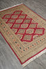 Load image into Gallery viewer, 4 x 6 Hand-Knotted Jaldar Bokhara Rug #F-3111