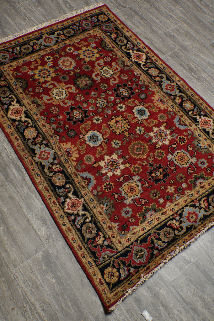 4 x 6 Imported Mahal Rug Handmade India #F-3359