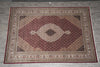 Load image into Gallery viewer, 8.1 x 11.6 Finer Weave Handmade Rug Wool and Silk Mahi Tabriz#F-4155