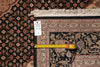 Load image into Gallery viewer, 7.9 x 9.9 Black Area Rug High Quality Handmade Wool Silk #F-4456