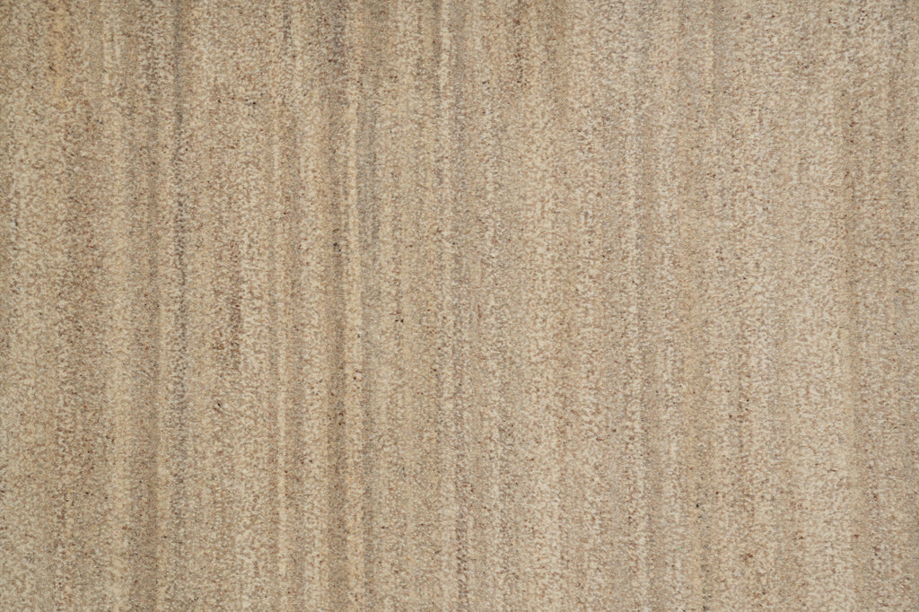 6.9 x 10 Natural Beige Plain One Color Handmade Modern Gabbeh Rug #F-3360