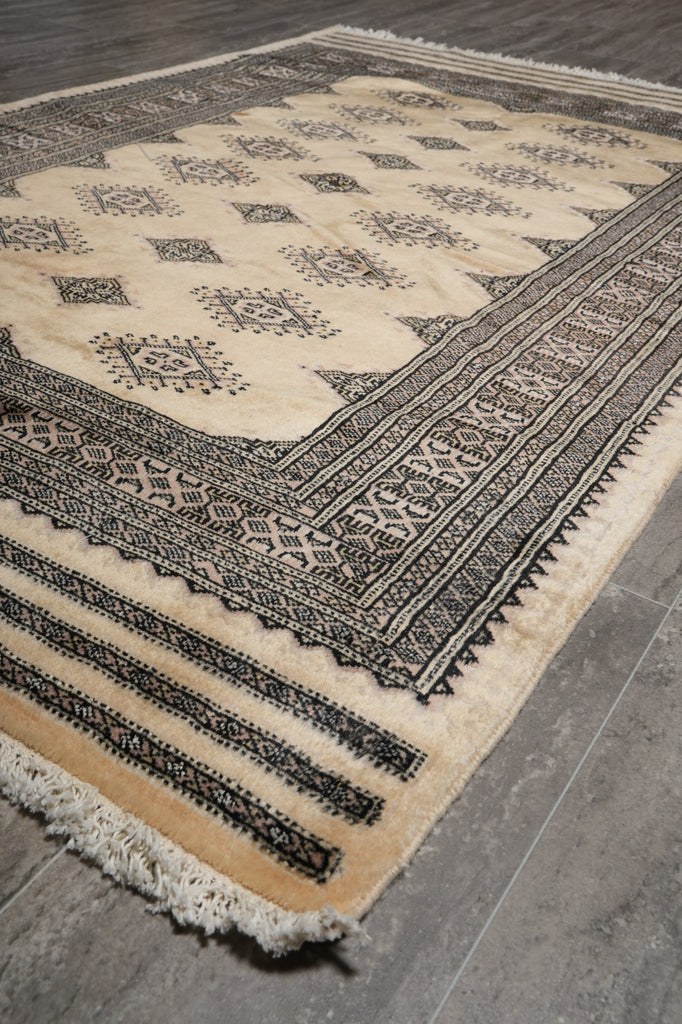 4 x 6 Quality Jaldar Bokhara Rug Imported Pakistan #F-3112