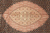 Load image into Gallery viewer, 7.9 x 9.9 Black Area Rug High Quality Handmade Wool Silk #F-4456