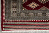 Load image into Gallery viewer, 4 x 6 Hand-Knotted New Jaldar Bokhara Rug Rich Burgundy #PIX-25450