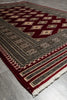 Load image into Gallery viewer, 4 x 6 Hand-Knotted New Jaldar Bokhara Rug Rich Burgundy #PIX-25450