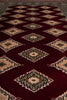 Load image into Gallery viewer, 4 x 6 Hand-Knotted New Jaldar Bokhara Rug Rich Burgundy #PIX-25450