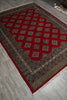 Load image into Gallery viewer, 6.6 x 9 Handmade Jaldar Bokhara Rug Imported Pakistan #F-3361
