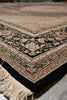 Load image into Gallery viewer, 9 x 12 High Quality Wool and Silk Handmade Area Carpet Black #PIX-8374