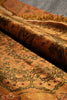 Load image into Gallery viewer, 4 x 6 Oval Silk Handmade Rug Over Dye Gold #51060