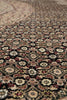 Load image into Gallery viewer, 9 x 12 High Quality Wool and Silk Handmade Area Carpet Black #PIX-8374