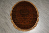 Load image into Gallery viewer, 4 x 6 Oval Silk Handmade Rug Over Dye Gold #51060
