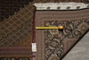 Load image into Gallery viewer, 11.3 x 16.3 Authentic Signed Persian Tabriz Mahi Super Fine Quality 400 KPSI Silk &amp; Wool Rug Black 400KPSI #PIX-20629