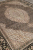 Load image into Gallery viewer, 9 x 12 High Quality Wool and Silk Handmade Area Carpet Black #PIX-8374