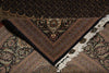 Load image into Gallery viewer, 11.3 x 16.3 Authentic Signed Persian Tabriz Mahi Super Fine Quality 400 KPSI Silk &amp; Wool Rug Black 400KPSI #PIX-20629