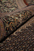 Load image into Gallery viewer, 11.3 x 16.3 Authentic Signed Persian Tabriz Mahi Super Fine Quality 400 KPSI Silk &amp; Wool Rug Black 400KPSI #PIX-20629