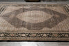 Load image into Gallery viewer, 9 x 12 High Quality Wool and Silk Handmade Area Carpet Black #PIX-8374