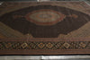 Load image into Gallery viewer, 11.3 x 16.3 Authentic Signed Persian Tabriz Mahi Super Fine Quality 400 KPSI Silk &amp; Wool Rug Black 400KPSI #PIX-20629