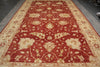 Load image into Gallery viewer, 10 x 17 New Hand-Knotted Agra Rug Rust Green Gold #PIX-6763