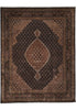 Load image into Gallery viewer, 8.2 x 10.4 Mahi Tabriz Quality Handmade Wool And Silk Area Rug Black #F-4458