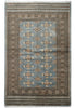 Load image into Gallery viewer, 4 x 6 Hand-Knotted Jaldar Bkara Rug Slate Blue #F-3115