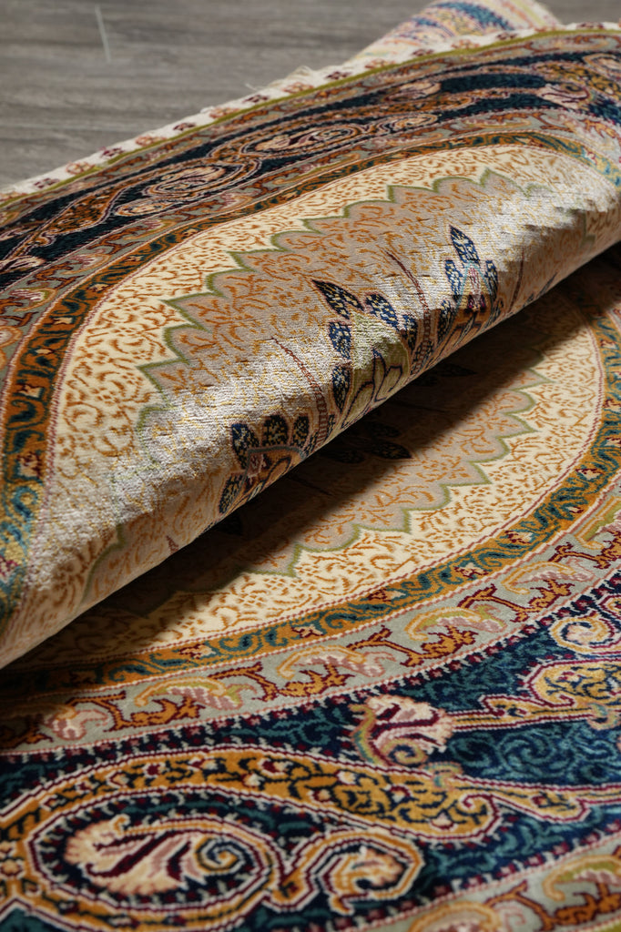 4 x 4 Feet Round Handmade Rug Elegant Fancy Carpet #59529