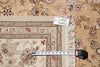 Load image into Gallery viewer, 8.6 x 11.6 Fine Weave Wool and Silk handmade Rug Khaki #F-4159