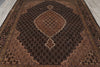 Load image into Gallery viewer, 8.2 x 10.4 Mahi Tabriz Quality Handmade Wool And Silk Area Rug Black #F-4458