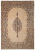 Load image into Gallery viewer, 10 x 15 Semi-Antique Persian Kerman Quality Rug Ivory
