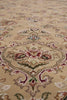 Load image into Gallery viewer, 8.6 x 11.6 Fine Weave Wool and Silk handmade Rug Khaki #F-4159
