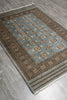 Load image into Gallery viewer, 4 x 6 Hand-Knotted Jaldar Bkara Rug Slate Blue #F-3115