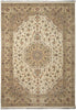 Load image into Gallery viewer, 8.9 x 12 New Quality Wool and Silk Hand-Knotted Tabriz Rug #F-3109